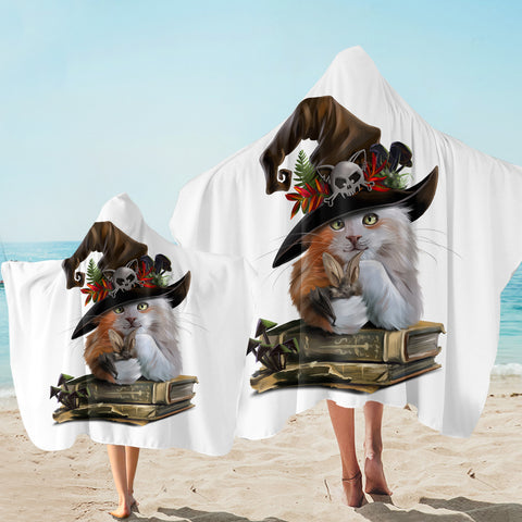 Image of Sorcerer Cat SW2434 Hooded Towel