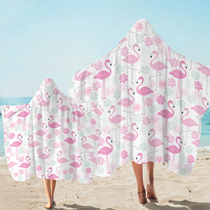 Pink Flamingo SW2245 Hooded Towel