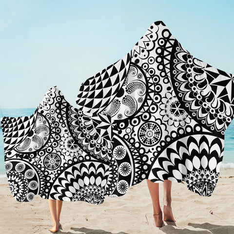 Image of Hypnotic Patterns SW2391 Hooded Towel