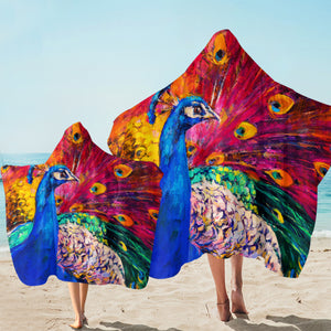 Painted Peacock SW2236 Hooded Towel