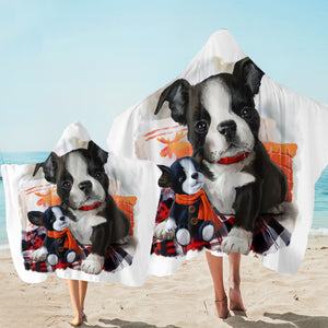 Puppies SW2408 Hooded Towel