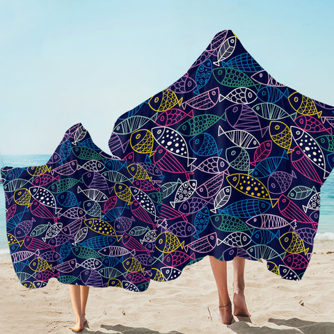 Image of Weaving Fish SW2184 Hooded Towel