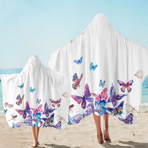 Image of Fly Away Butterfly SW2330 Hooded Towel