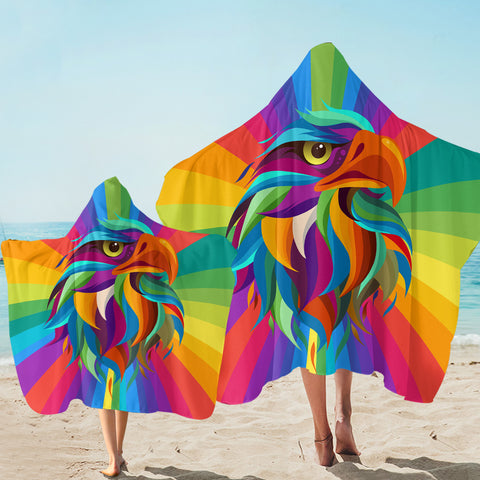 Image of Multicolored Hawk SW2050 Hooded Towel