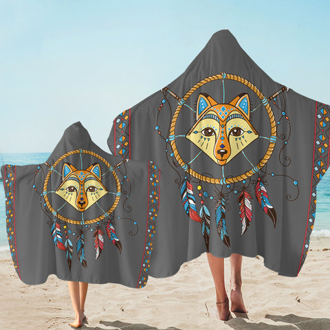 Image of Foxy Dream Catcher SW2377 Hooded Towel