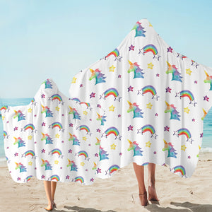 Rainbow Star SW1752 Hooded Towel