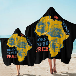 Born To Be Free SW1829 Hooded Towel