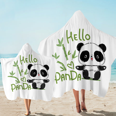 Image of Hello Panda SW2383 Hooded Towel