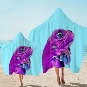 Purple Chameleon SW2418 Hooded Towel