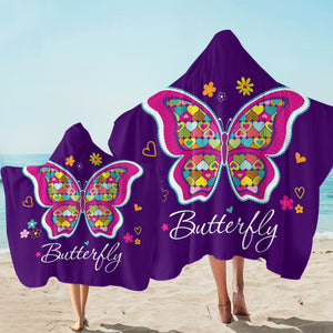 Beautiful Butterfly SW2487 Hooded Towel