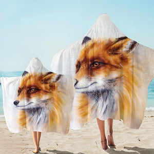 Fading Fox White SW1671 Hooded Towel