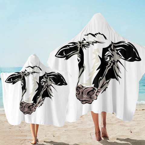 Image of Moo Mugshot SW2495 Hooded Towel