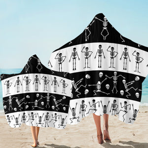 Playful Skelly SW1888 Hooded Towel