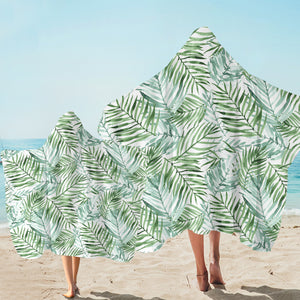 Leaves SW2174 Hooded Towel