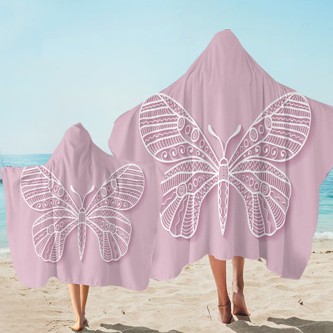 Image of See-through Butterfly SW2002 Hooded Towel