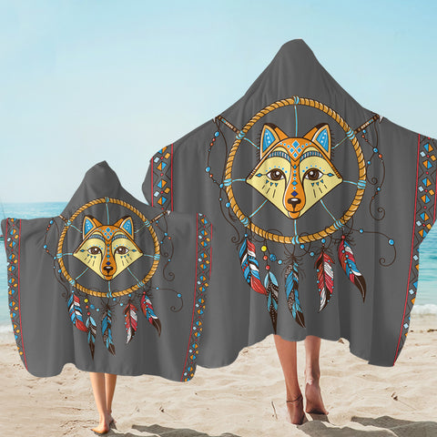 Image of Foxy Dream Catcher SW2378 Hooded Towel