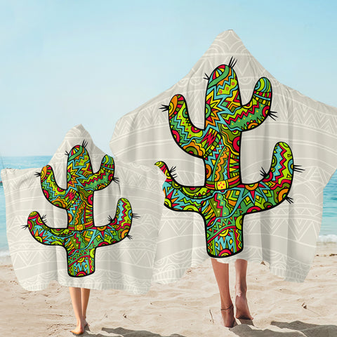 Image of Bright Cactus SW1890 Hooded Towel