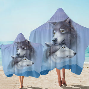 Wolf Love SW2027 Hooded Towel