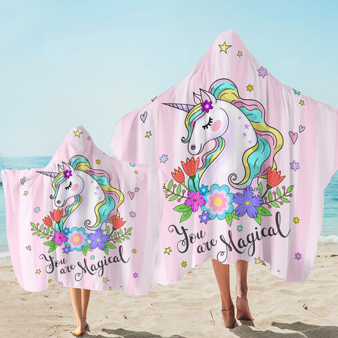 Image of Magical Unicorn SW2048 Hooded Towel