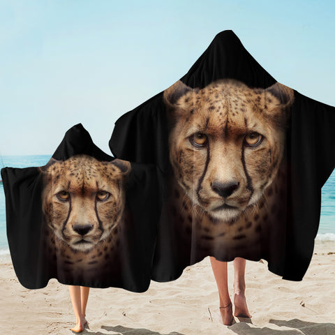 Image of 3D Cheetah SW2506 Hooded Towel