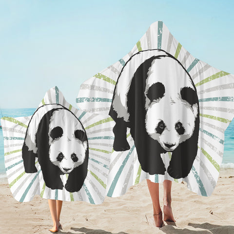 Image of Stocky Panda SW2478 Hooded Towel