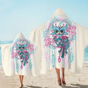 Gaudy Owl SW2065 Hooded Towel