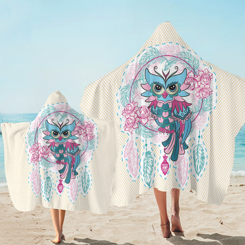 Image of Gaudy Owl SW2065 Hooded Towel