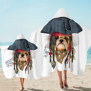 Pirate Pug SW2505 Hooded Towel