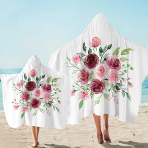 Rose Bouquet SW2334 Hooded Towel