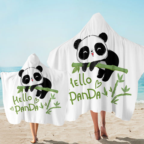 Image of Hanging Panda SW2384 Hooded Towel