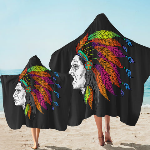 Image of Native American Style SW2079 Hooded Towel