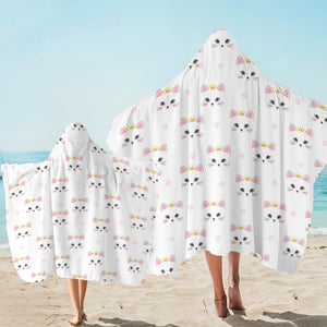 Kitty Cats SW2318 Hooded Towel