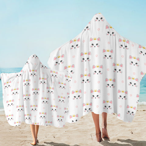 Image of Kitty Cats SW2318 Hooded Towel