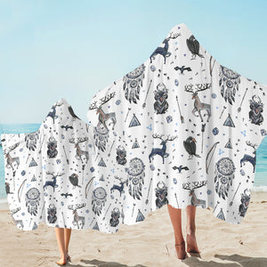 Winter Themed SW2172 Hooded Towel