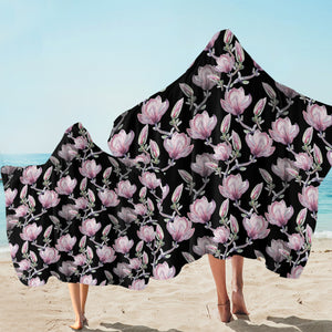 Flower Branch SW2233 Hooded Towel