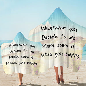 Life Quote SW2056 Hooded Towel