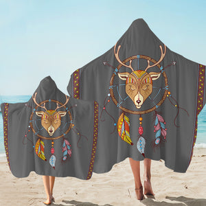 Antler Dream Catcher SW2374 Hooded Towel