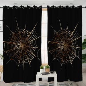 Spider Net 2 Panel Curtains