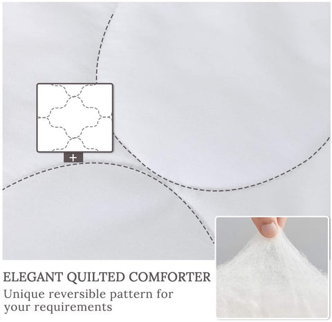 Image of Multi Cucumber White Theme SWBD4594 Comforter Set