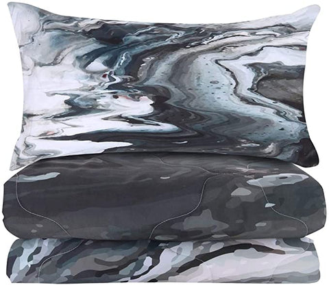 Image of 4 Pieces Frozen River Comforter Set - Beddingify