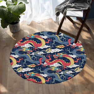 Oriental Dragon SW0520 Round Rug