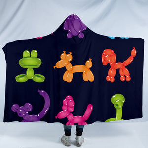 Balloon Animals SW0020 Hooded Blanket