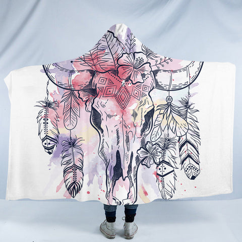 Image of Wounded Trophyhead SW0098 Hooded Blanket