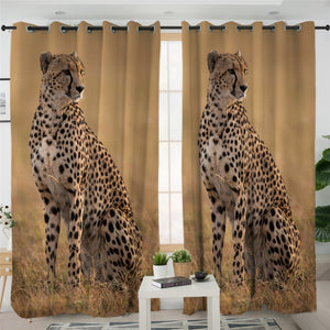 Wild Cheetah 2 Panel Curtains