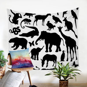 Animal Shadows SW1371 Tapestry