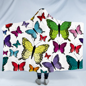 Butterfly Collection SW0023 Hooded Blanket