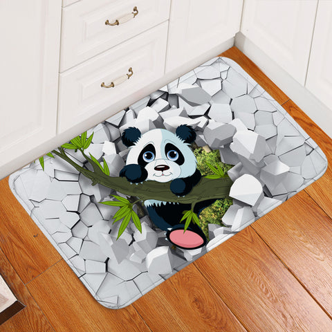 Image of Panda Hole Door Mat