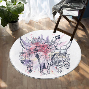 Wounded Trophyhead SW0098 Round Rug