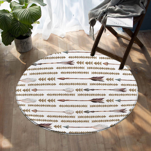 Image of FastFwd Arrows SW0867 Round Rug