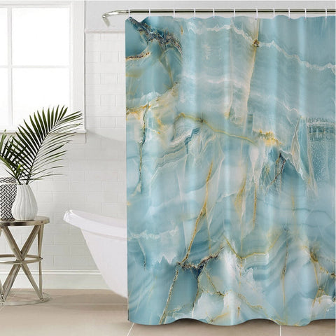 Image of Marble Themed Sky BBS07724101 Shower Curtain